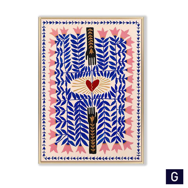 Abstract Ancient Egypt Posters And Prints Wall Pictures Boho Snake Tiger Wall Art Leopard Lady Canvas Painting For Bedroom Decor