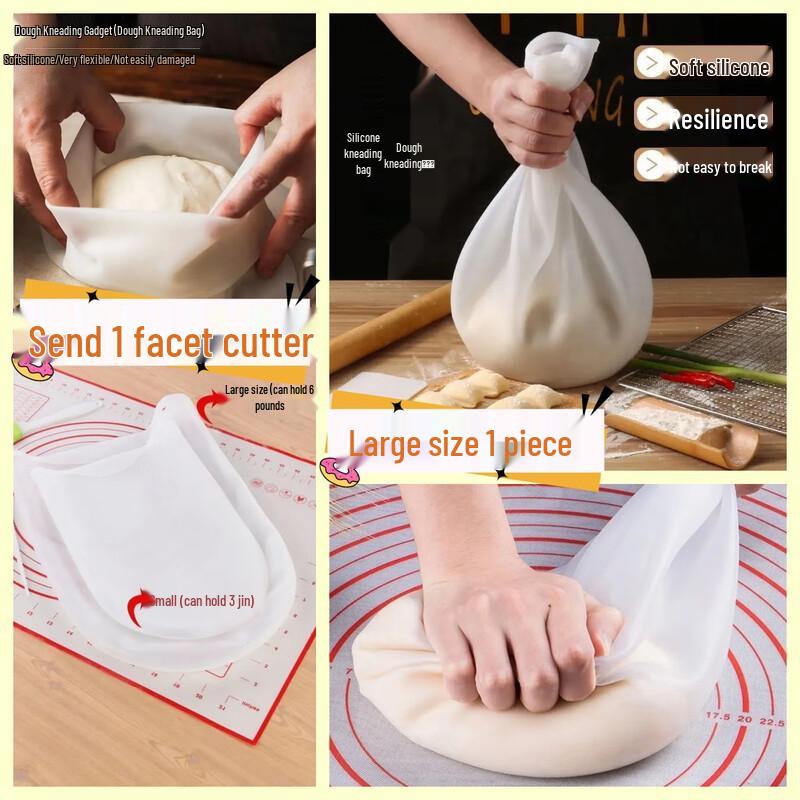 Large Silicone Dough Kneading Bag