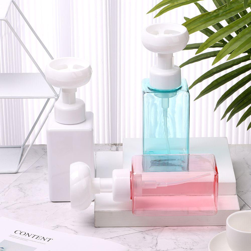 Hand Sanitizer Foaming Refillable Flower Soap Dispenser Cosmetic Bottle Pump Container Soap Bottle