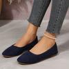 Scarpe Basse da Donna Casual Punta Tonda Carine Scarpe Basse Scamosciate Mocassini Ballerine Scarpe Basse da Chiesa Donna Scamosciato Eleganti Suola Morbida Scarpe da Mamma