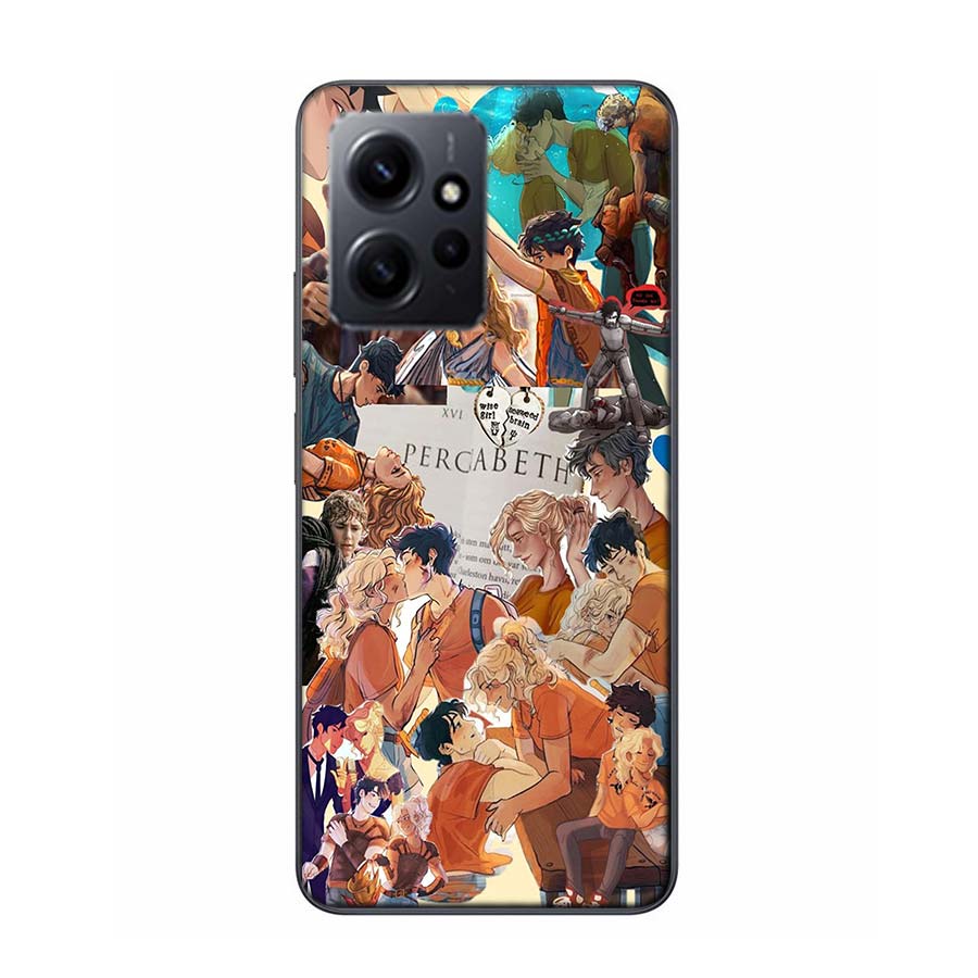 P-Percy J-Jackson Poseidon Camp Half-Blood Phone Case For Redmi 12 13C 14C 12C Note 14 13 Pro Plus 10 10A 10C 9 9A 9C 9T K70 K80