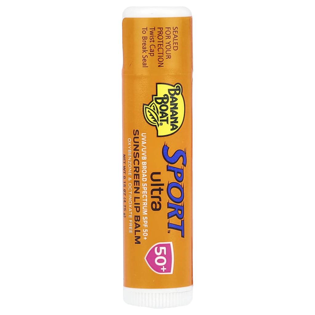 Banana Boat, Sport™ Ultra, Sonnenschutz-Lippenbalsam, SPF 50+, 2 Stück, 0,15 oz (4,25 g) jeder
