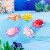 Luminous 3D Turtle Statue Colored Semi Transparent Plastic Decoration Suitable For DIY Crafts Classroom Rewards And Beach Themed Activities