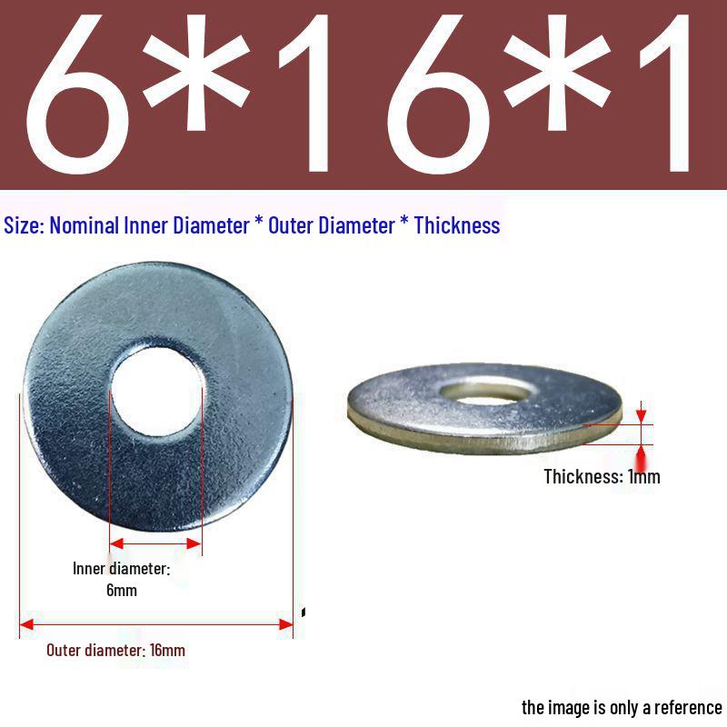 Galvanized Flat Metal Washer Spacer M3-M60