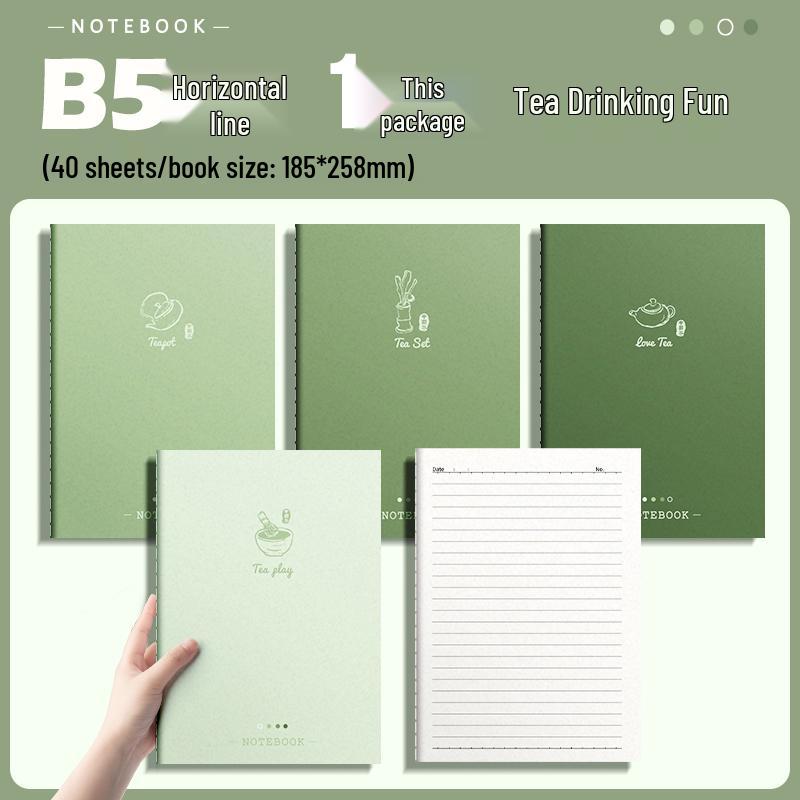 Gradient Color Soft Cover Notebook, Large 16K for Middle & High School Students.