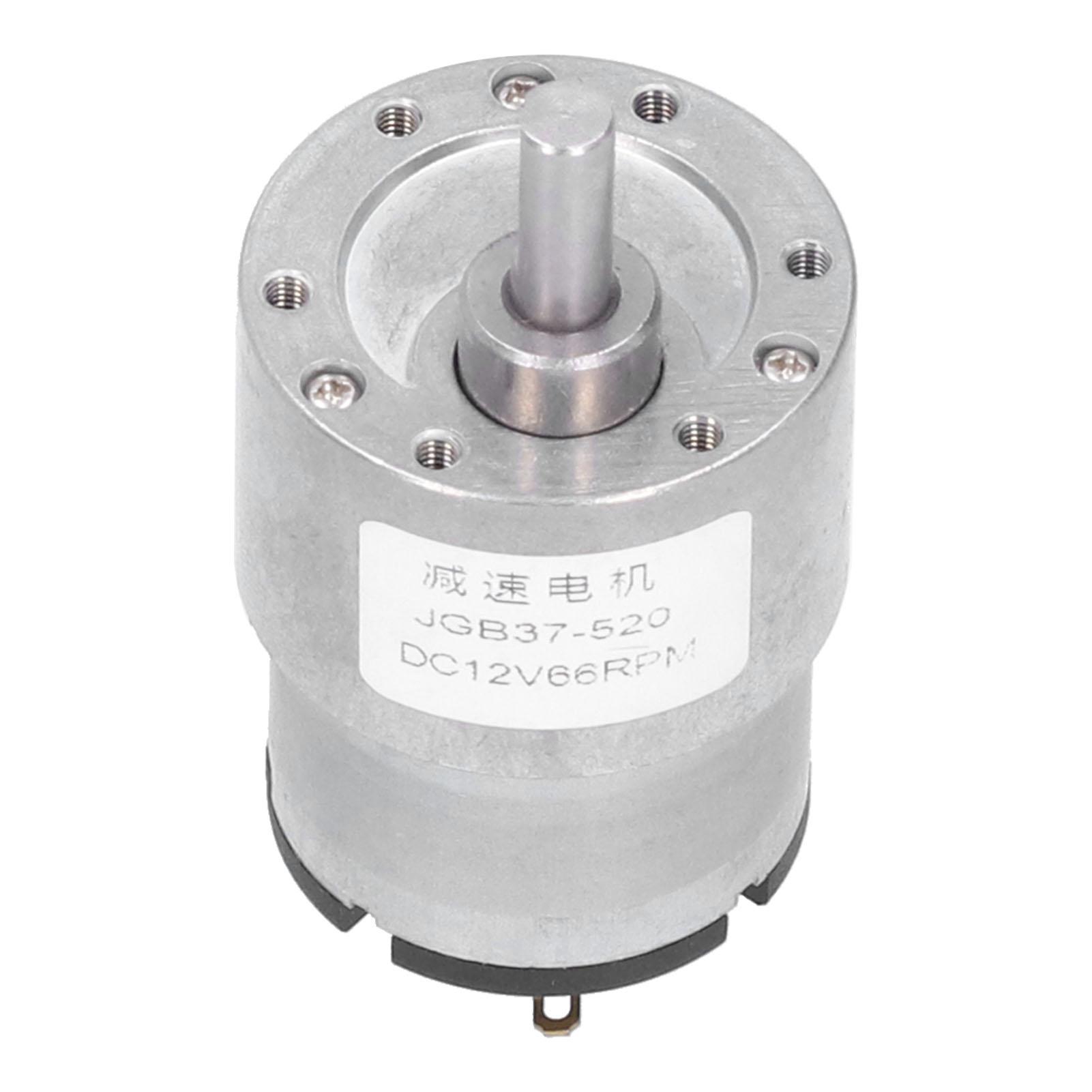 

Черв ячний мотор-редуктор самоблокувальний зниження швидкості мідний електрообладнання JGB37520 DC12V 66 об/хв