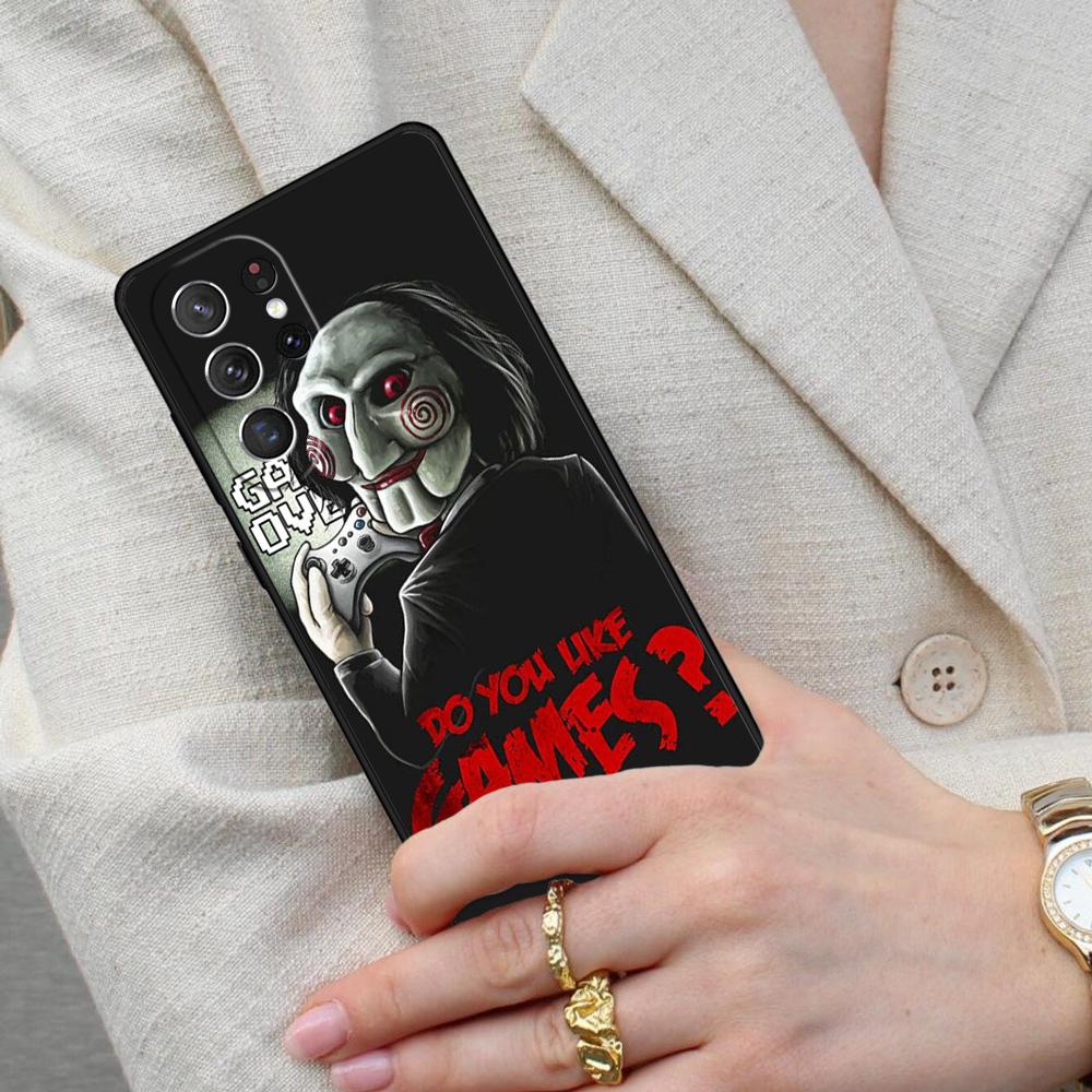 Jigsaw Saw SOFT Cell Phone Case for Samsung Galaxy S26 Ultra S25 S24 S23 S22 S21 S20 Note10 Cover