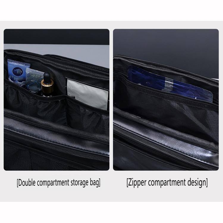 ჯიბეები PU ტუალეტის ჩანთა ქალებისთვის მამაკაცებისთვის სამგზავრო აუცილებელი ნივთები მაკიაჟის ჩანთა წყალგაუმტარი კოსმეტიკის სარეცხი ორგანიზატორი