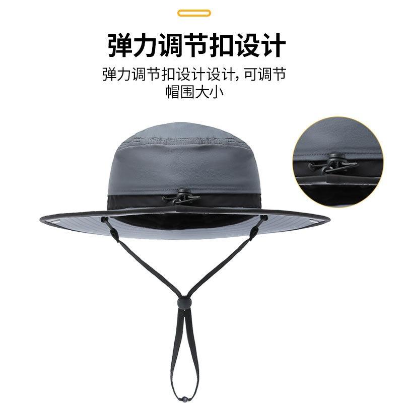 Summer sun protection hat UV protection sun hat Ultra lightweight men's bucket hat Portable fishing sun hat
