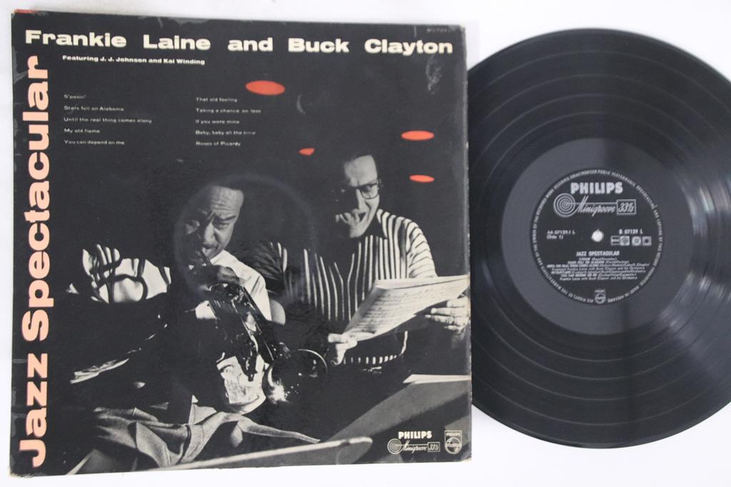 LP Record FRANKIE LAINE, BUCK CLAYTON - Jazz Spectacular B7129L PHILIPS Holland Jazz Used