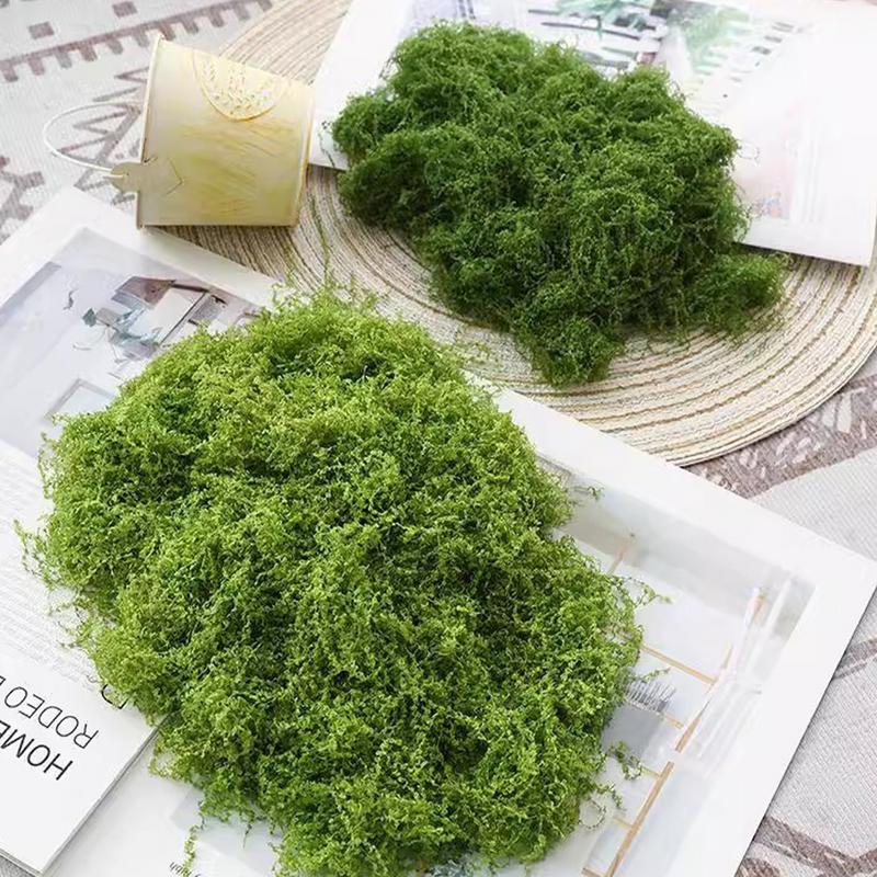 Künstliches Moos Fake-Moos Wollähnliches Dekoratives Moos Künstliches Moos Fake-Moos Für Mooswände Glasaquarium-Moos Mooskränze