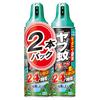 Fumakilla Aedes Mosquito Barrier Spray, 24-Hour Mosquito Repellent, Repels Ticks, Water-Based, 480mL X 2-Pack