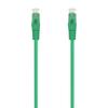 Aisens Network Cable RJ45 LSZH Cat.6A 500 MHZ UTP AWG24 - 2m - Halogen Free - 10 Gigabit/s - Green Color-A145-0582
