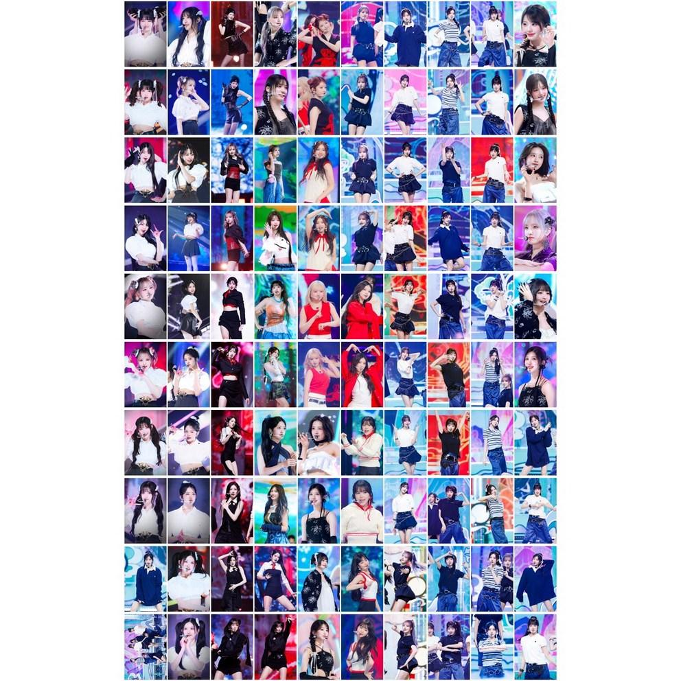 IVE SWITCH Photocard Album Goods 100 Sheets An Yu-jin Jang Won-young Ga-eul Ray Leez Lee Seo