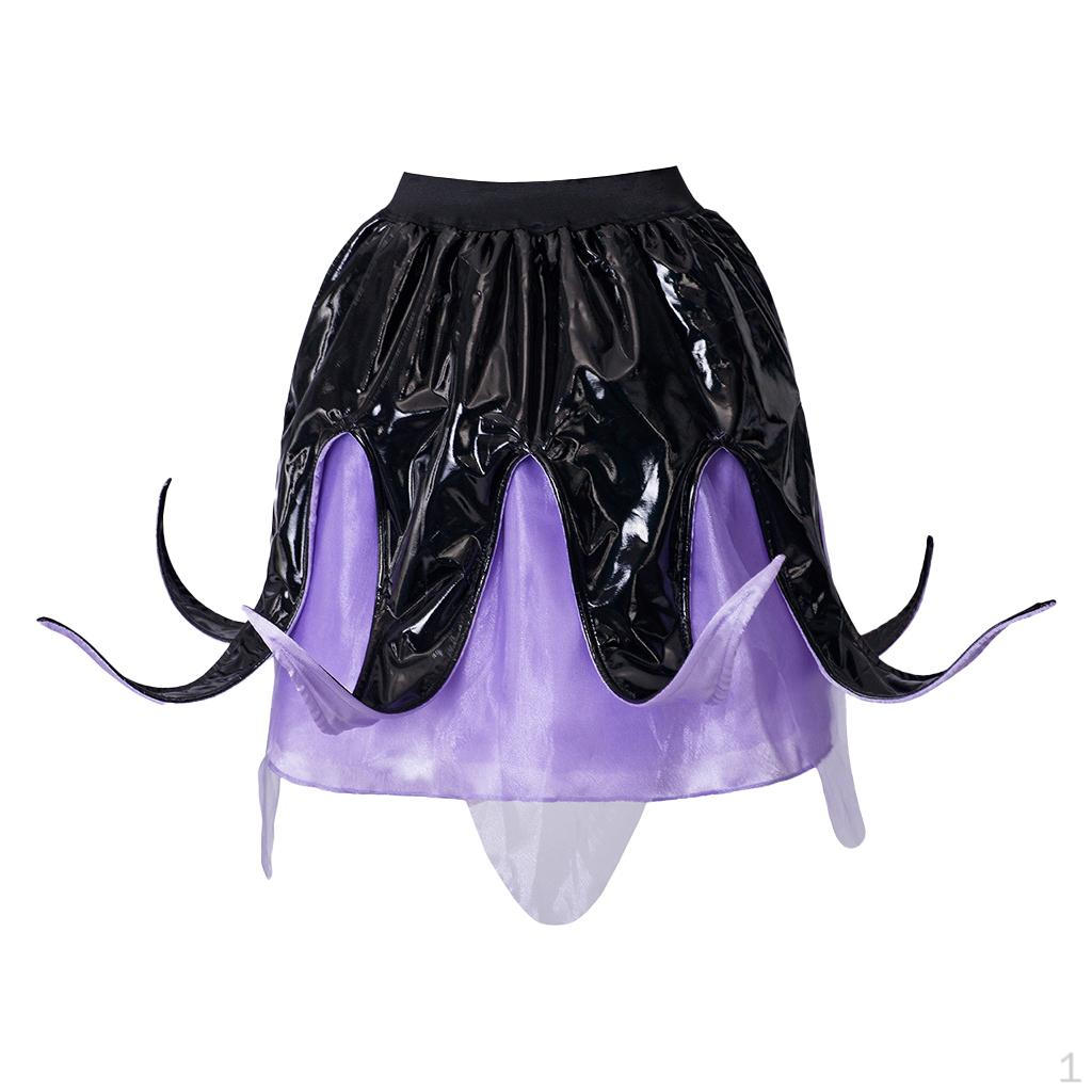 Women Costume Halloween Dress Decorative Reusable Skirt Tutu for Party Fancy