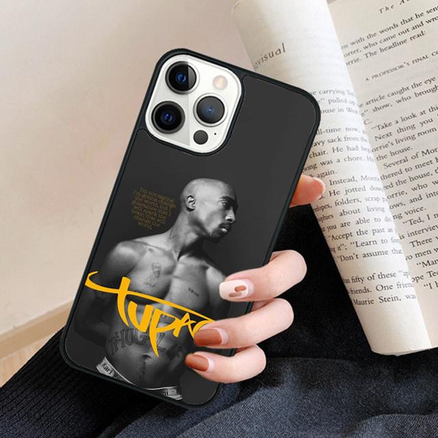 2Pac Tupac Shakur Phone Case Cover For iPhone 17 Air 16 15 14 plus 11 12 13 pro max coque Shell Fundas