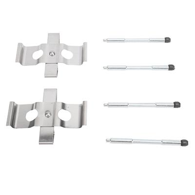 Kit d'accessoires d'étrier de frein à disque MBA1296 Acier inoxydable Kit de montage de plaquettes de frein avant avec axes clips pour 406 Coupé