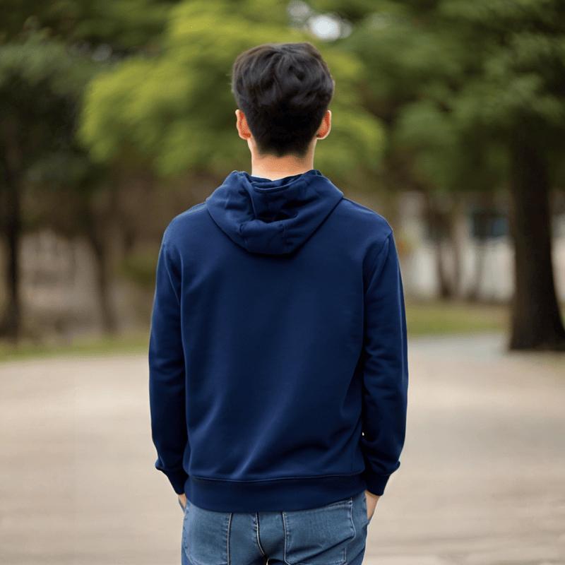 Nike X MLB Hoodie Kollaboration New York Yankees Logo Print Pullover Langarm Kinder Hoodies Blau 3Z3B7SBHG-NYY