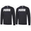 PUMA Logo Alphabet Round Neck Black Men's 855227-01