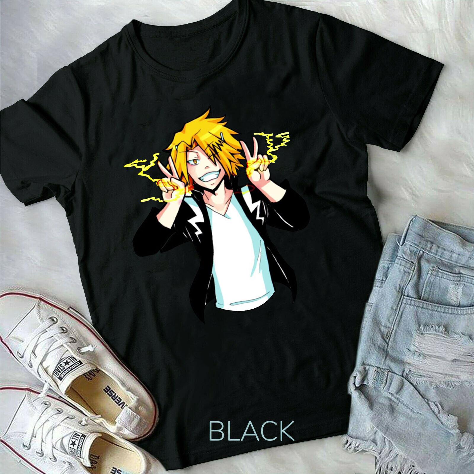 Denki Kaminari My Hero Academia anime manga bnh Art best anime mha new T-Shirt Unisex T-Shirt XXXL