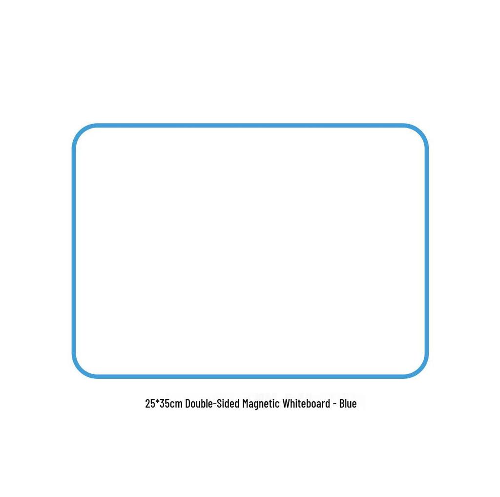 Double-sided Magnetic Desktop Whiteboard for Home & Office - Erasable Blackboard for Teaching & Children's Handwriting.