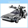 The To Back Future Time Machine Concept Car Toy Building Blocks For Play Kids