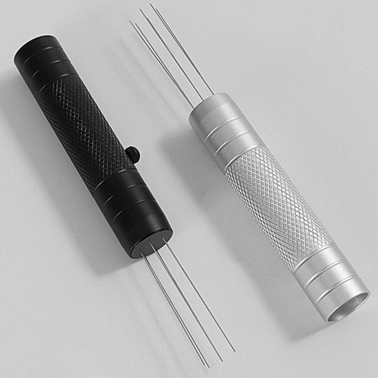 Retractable Espresso Distribution Tool Magnetic Stainless Steel 6 Needles Aluminum Espresso Coffee Powder Stirrer Distributor Barista Kitchen Supplies