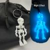Fully Articulated 3D Skeleton Keychain