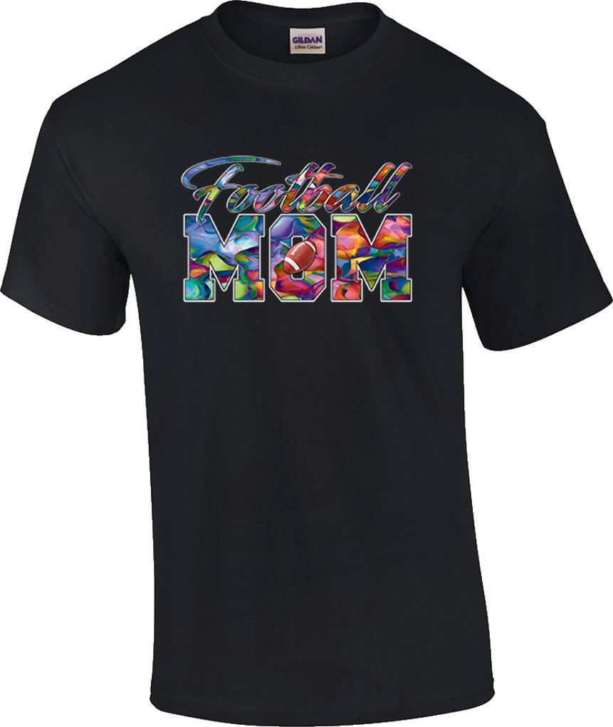 Football Mom Support Son Team T-Shirt XXXXL