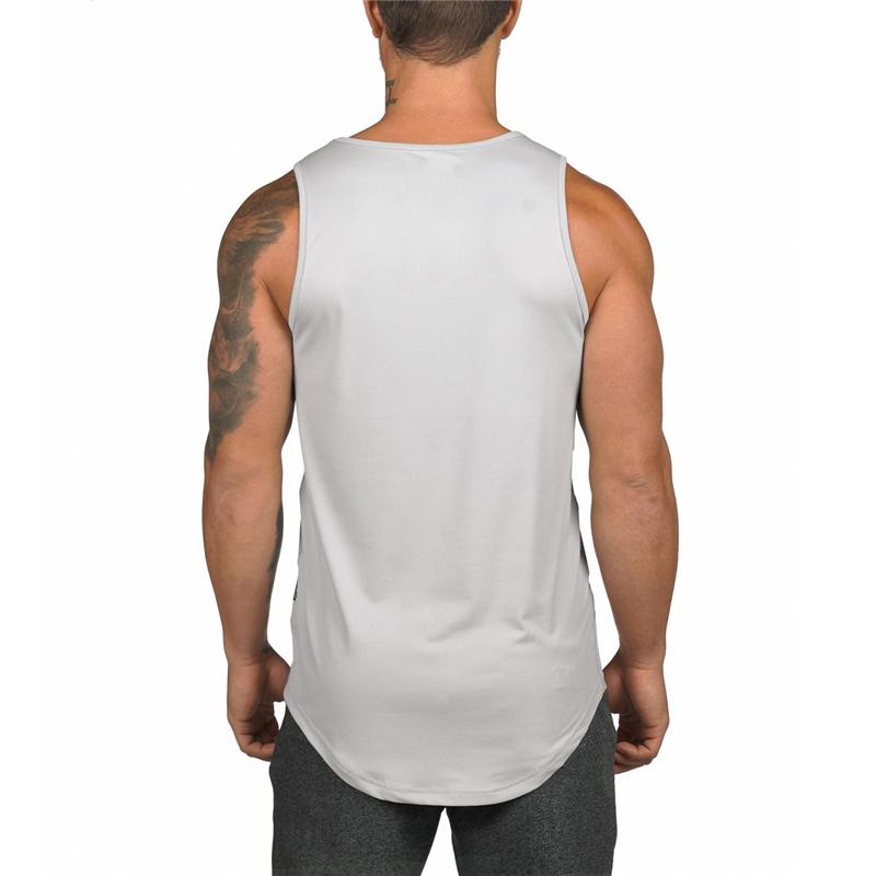 Muscleguys Canottiera Sportiva Estiva Casual da Uomo Fondo Canottiera Slim Fit Versatile T-shirt Senza Maniche Felpa Fitness