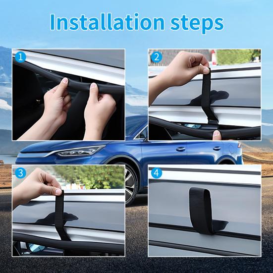 21 Cubic Feet Car Rooftop Cargo Bag with Anti-Slip Mat Waterproof Auto Roof Top Luggage Storage Bag Traveling Car Roof Top Carrier Bag