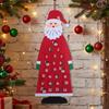 Reusable Countdown To Christmas Calendar with 24 Pockets Christmas Felt Advent Calendar for Kids Christmas Decorations Gifts