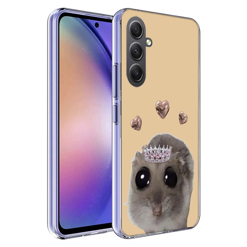 Lustiges trauriges Hamster-Meme Handyhülle für Samsung A17 A37 A57 A07 A16 A26 A36 A56 A06 A02S A12 A22 A32 A52S A04S A14 A24 A34 A54 A03
