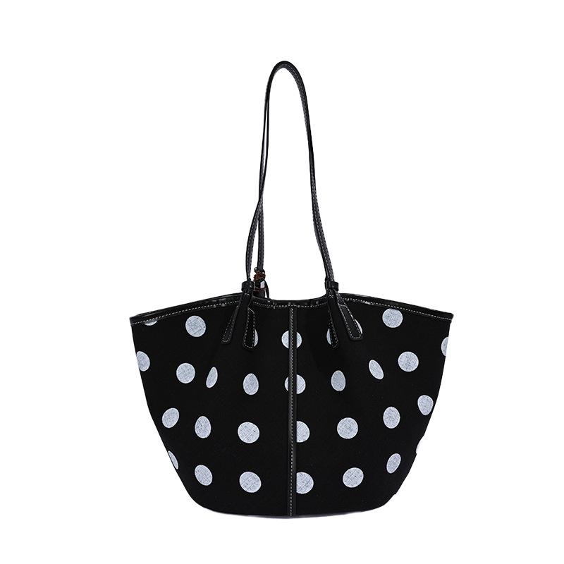 2026 Summer Polka Dot Bow Shoulder Bag for Women