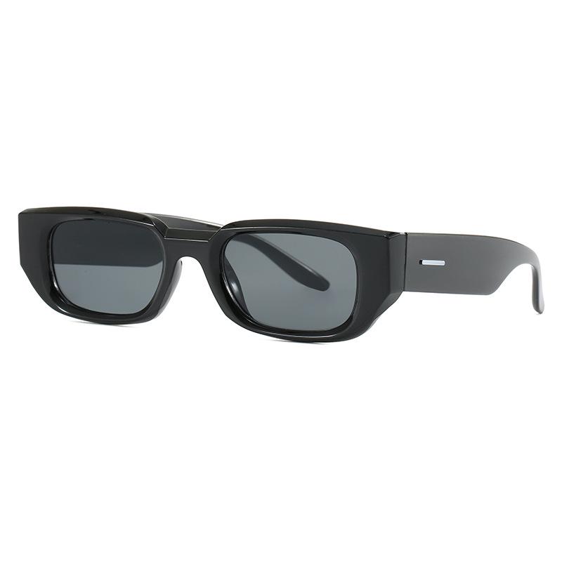 Trendy Irregular Small Frame Sunglasses - Slimming Wide-Leg Design for Men and Women