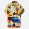 Chemise hawaïenne d'été à manches courtes pour homme, style Y2K, chemise décontractée pour homme, vêtements de mode urbaine pour homme