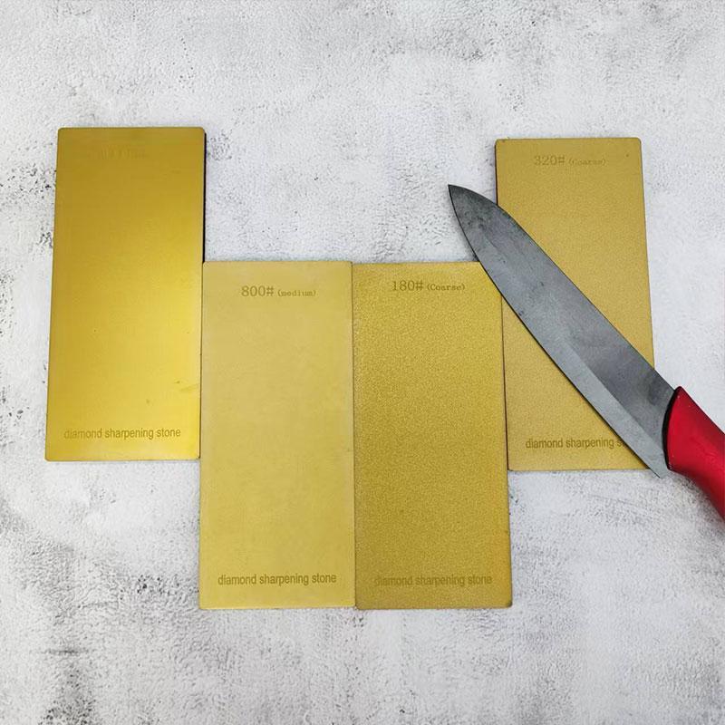 Diamond Sharpening Stone Knife sharpener Ultra-thin Surface Knife Whetstone Kitchen Grinding Tool edge blade sharp 170*75mm