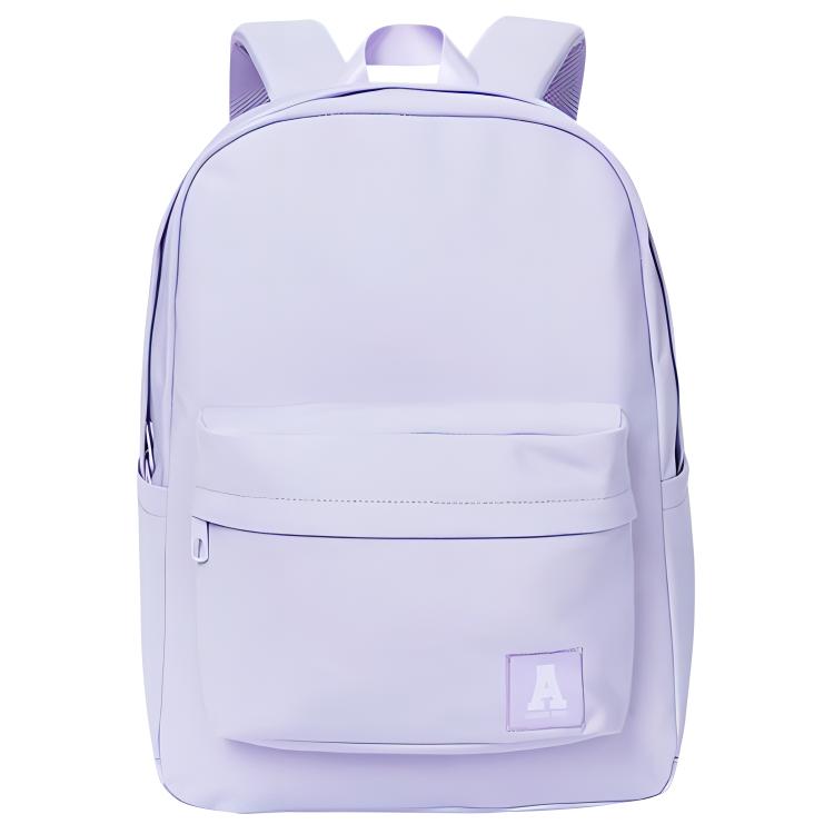 New Anta Life Collection Fabric Top Student Backpack, Students Backpack Unisex Light Purple 992518151R-3