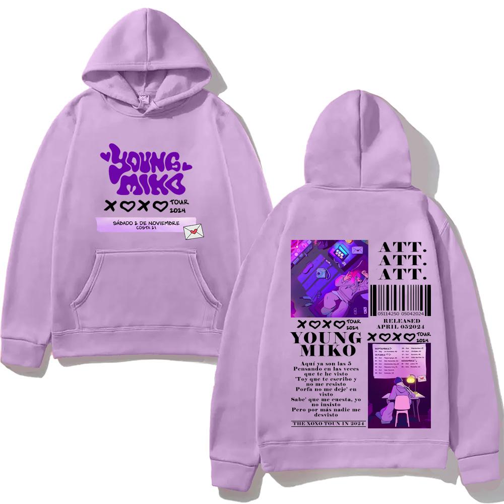 Young Miko Punk Hooded With Hooded Casual Comfortable Sweatshirt Long Sleeve Gothic Clothes Moletom for Autumn Vintage Pullovers