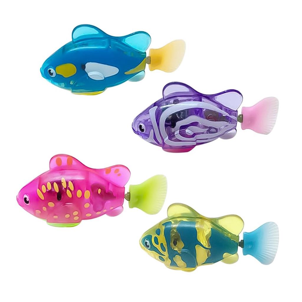 4pcs Interactive Electric Swimming Fish Cats Toy Automatic Motion Sensor Safe For Indoor Cats Exercise Entertainment