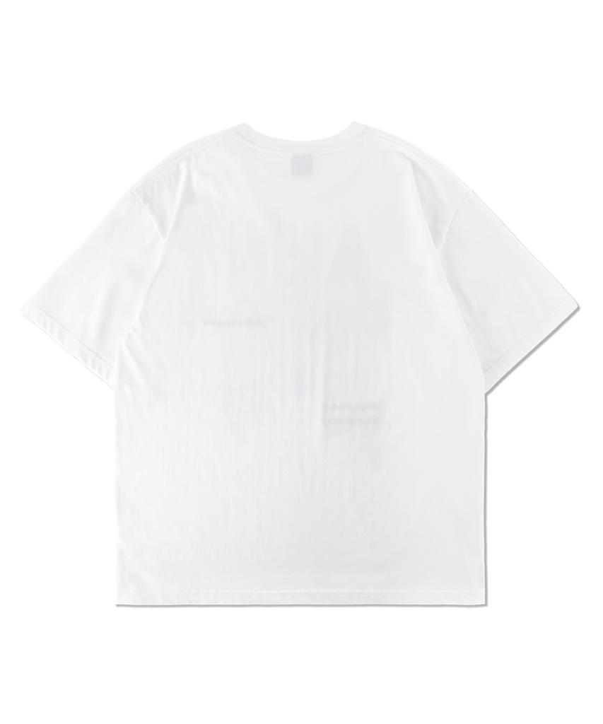 Eonoideu Grunge Painting Graphic Short Sleeve Lq2Tu302_White