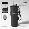Large-Capacity Thermos Cup for Men, 316 Stainless Steel Portable Coffee Cup for Women, 2024 New Model Car-Mounted Straw Water Cup