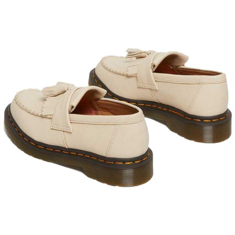 Dr. Martens Adrian Leather Comfortable Commuting Loafers Women Loafers Beige 22760292