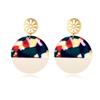 Acetate Creative Fashionable Earrings 2021 European American Style Womens Jewelry