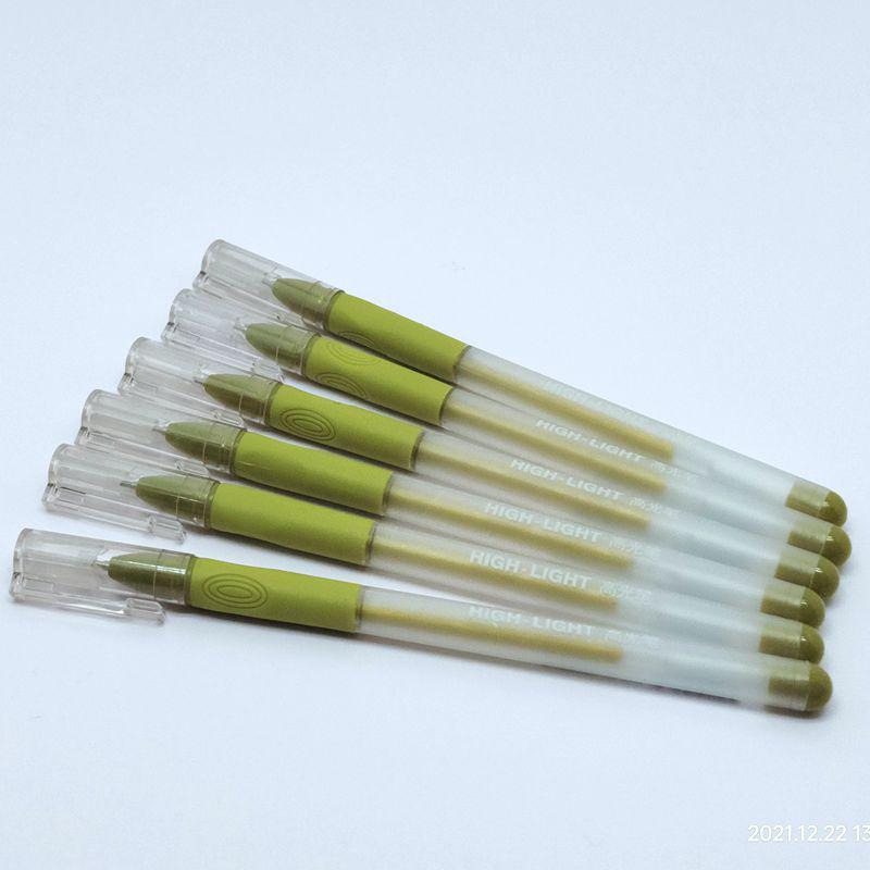Oudemei 12-Color Pastel Highlighter Journal Pens, Watercolor & Outline for Drawing, Notes & Doodling, 1.0mm White Tip.