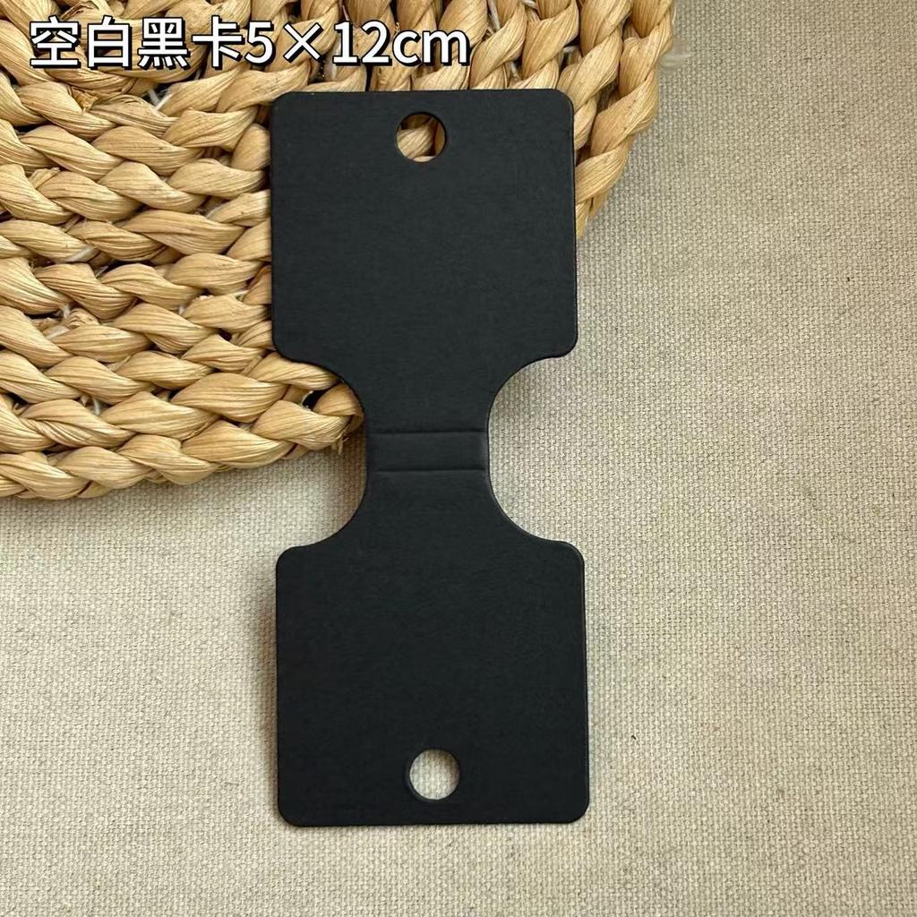 Fashionable and Minimalist Accessory Cardstock Earrings and Necklaces Display Card Hairbands Hair Clips Packaging Paper Cards Jewelry Back Cardboard