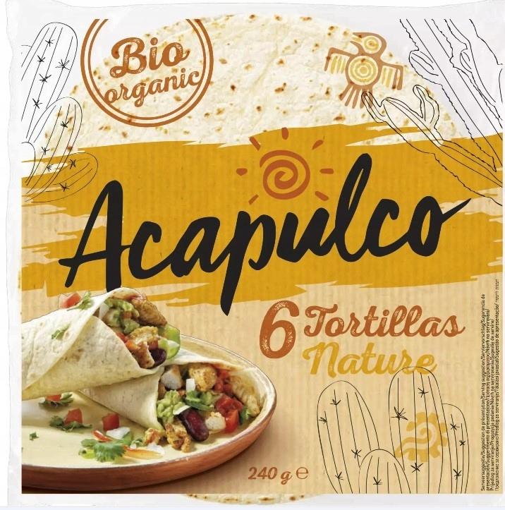 Acapulco Weizentortilla 6 x 40 g Bio