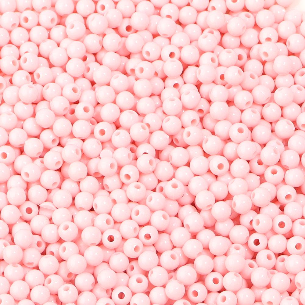 Colorful 4mm Acrylic Round Seed Beads for DIY Jewelry, Bracelets, and Necklaces