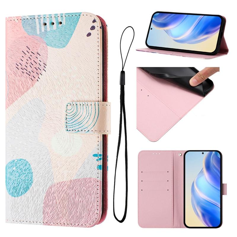 For Itel A49 Play A58 Lite A90 A95 City 100 Power 70 4G 5G Painted Case Leather Wallet Card Slots Flip Cover Cellphone Casing Shell