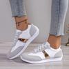 Fashion Autumn Women's Casual Shoes 2024 New Lace Up Flats Outdoor Sneakers for Women Platform Shoes Light Casual Women's Running Shoes